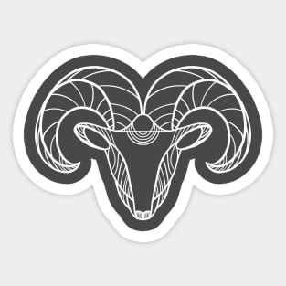 Zodiac sign set - Aries - Ram Sticker